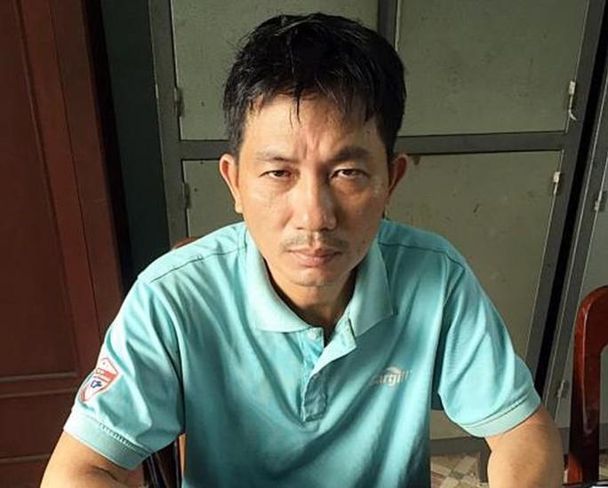 Võ Minh Tân tại cơ quan Công an. Ảnh: Công an huyện Ba Tơ