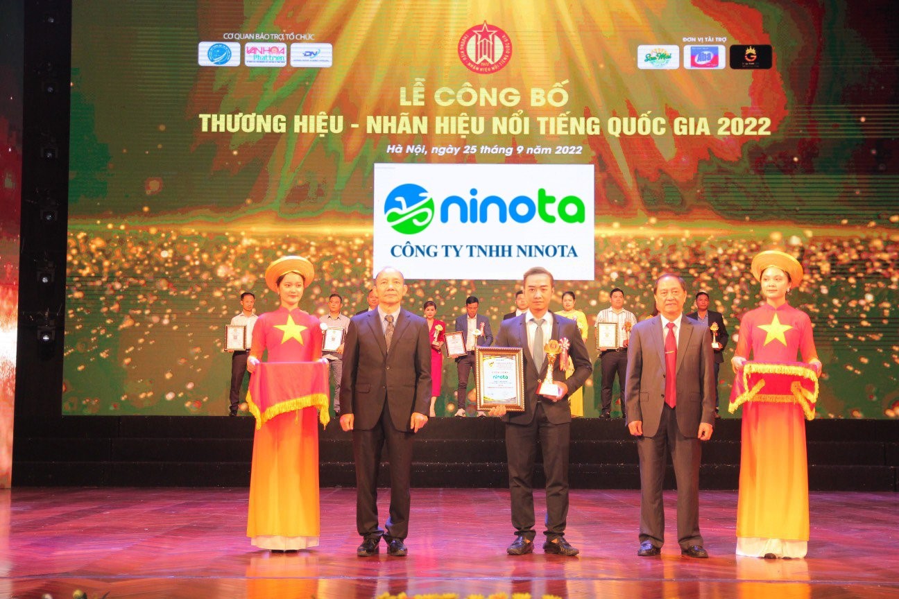 Ninota được nhận giải thưởng Top 50 Thương hiệu uy tín hàng đầu Việt Nam năm 2022.