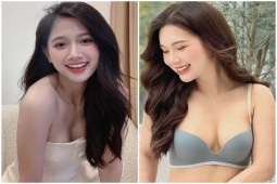 Giải trí - Bạn gái quê Bắc Kạn của tiền vệ Minh Vương, cô "thôn nữ y tá" lộ nốt ruồi phú quý trên ngực