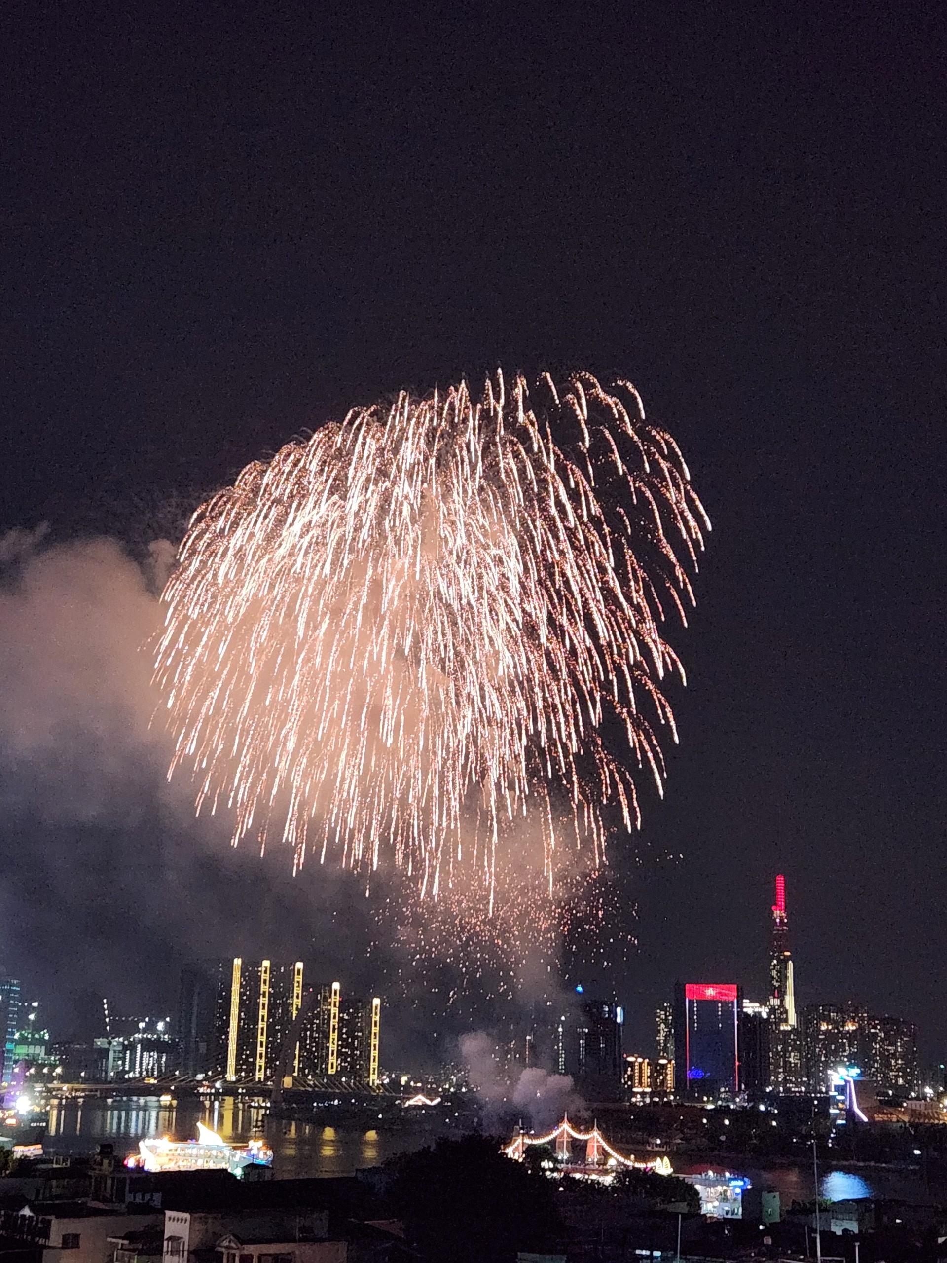 Khoảnh khắc pháo hoa rực sáng trên bầu trời TP.HCM - 18