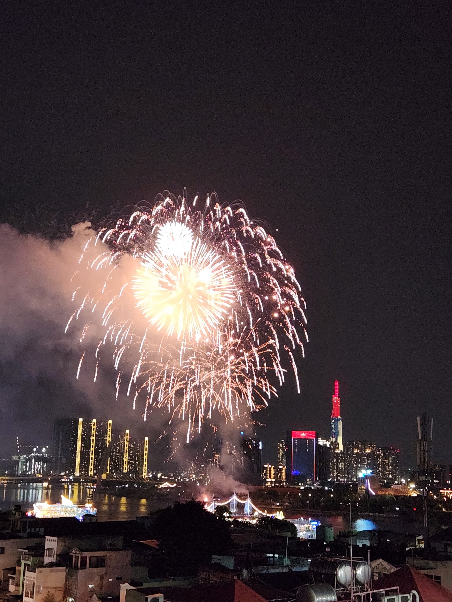 Khoảnh khắc pháo hoa rực sáng trên bầu trời TP.HCM - 20