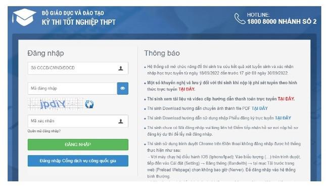Thí sinh đăng ký dự thi tốt nghiệp THPT trực tuyến như thế nào? - 2