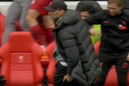Bóng đá - HLV Klopp ăn mừng cực sung bị chấn thương, nguy cơ phạt nặng vì công kích trọng tài