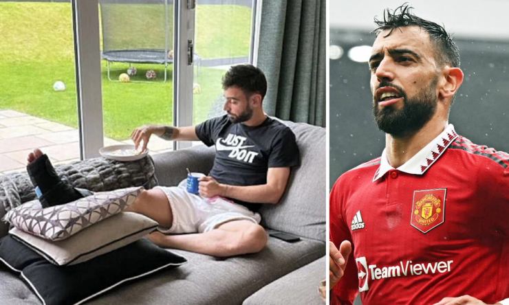 Bruno Fernandes và hình ảnh từng khiến các fan MU lo lắng vào tuần trước