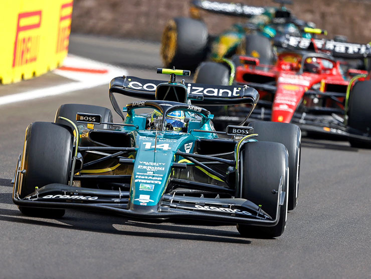 Alonso một lần nữa cán đích trong top 4