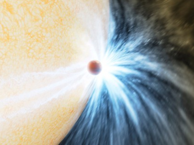 Công nghệ thông tin - Lần đầu tiên chụp trực tiếp hành tinh đang bị "mặt trời" ăn thịt