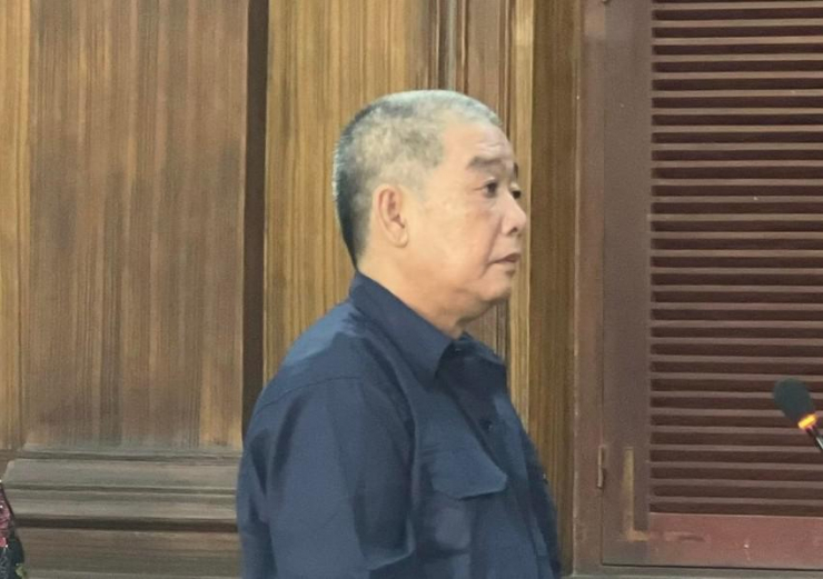Bị cáo Hồ Văn Sơn tại phiên xét xử. ẢNH: TB