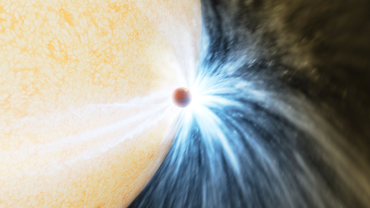 Cách một hành tinh bị "mặt trời" của chính nó nuốt chửng - Ảnh: MIT/Caltech/IPAC—AP
