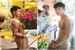 Đàn ông - Chàng trai bán hoa vừa cởi bỏ lớp áo khoe ngực trần đã gây sốt MXH