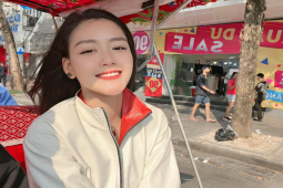 Làm đẹp - Mỹ nhân Cần Thơ hút chú ý khi đi xem bóng rổ: Cao 1m75, đẹp chuẩn "gái miền sông nước"