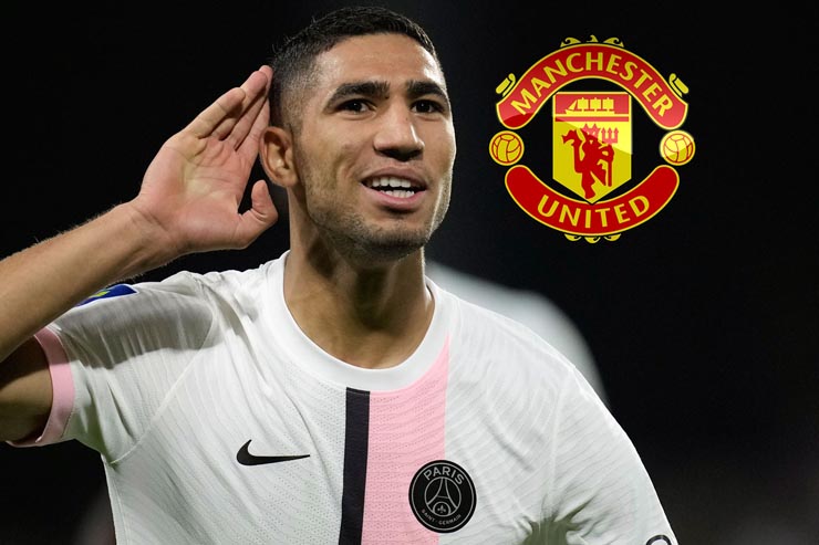 Hakimi đang lọt vào tầm ngắm của MU