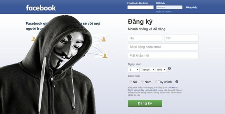 Facebook vừa dập tắt chiến dịch đánh cắp danh tính người dùng của tin tặc Việt Nam.