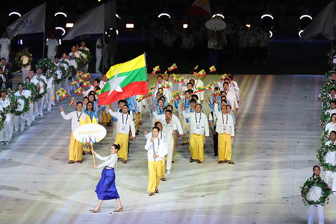 Đoàn Myanmar, tổng số VĐV 341