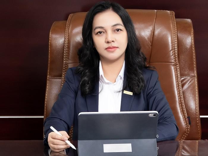 Bà Nguyễn Đức Thạch Diễm – Tổng giám đốc Sacombank. Ảnh Sacombank