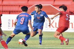 Video bóng đá ĐT nữ Lào - Thái Lan: Vùi dập 6 bàn, hat-trick ngôi sao (SEA Games 32)
