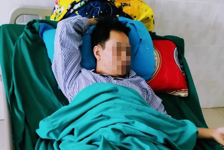 Chồng cô giáo Yến đang được cấp cứu tại bệnh viện