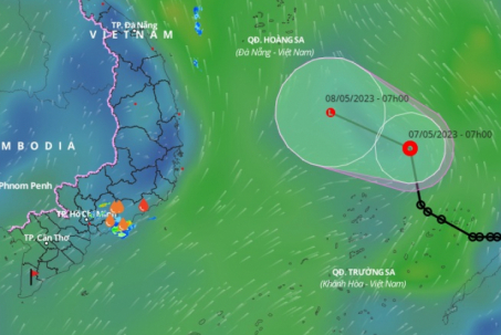 Áp thấp nhiệt đới đầu tiên trên Biển Đông năm 2023 có ảnh hưởng đến Việt Nam?