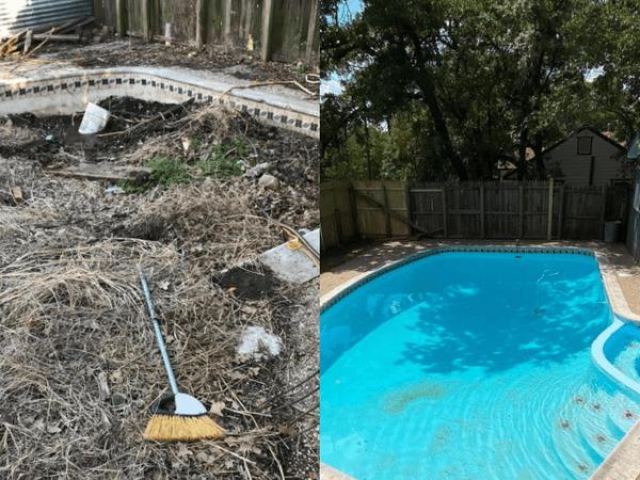 Phi thường - kỳ quặc - Mua nhà cũ giá rẻ, người đàn ông bất ngờ phát hiện bể bơi khủng trong vườn