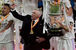 Real vô địch Cúp Nhà vua: ”Ông trùm” Perez làm rõ tương lai HLV Ancelotti