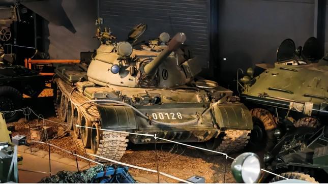 Một chiếc T-55 trong viện bảo tàng ở Anh. (Ảnh: CNN)