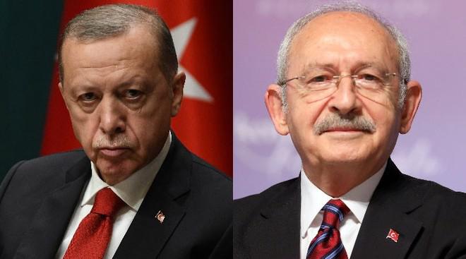 Tổng thống Thổ Nhĩ Kỳ Recep Tayyip Erdogan và ông Kemal Kilicdaroglu