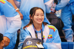 Người đẹp Myanmar và VĐV Việt Nam đều thua Campuchia ở môn vovinam