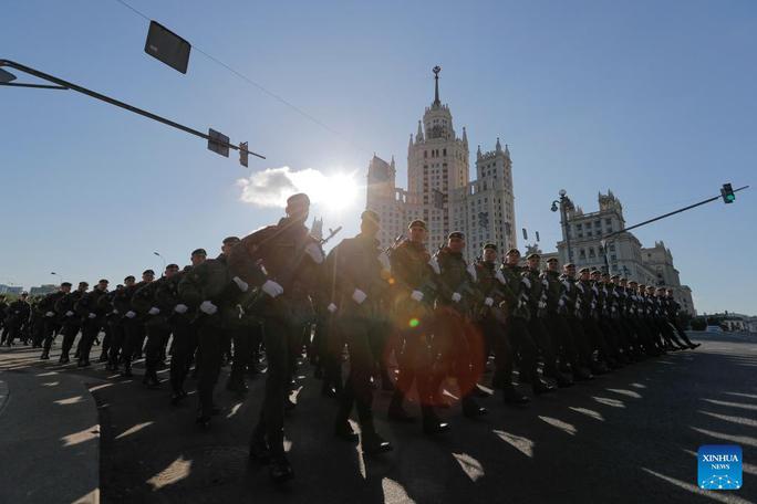 Binh sĩ Nga tại thủ đô Moscow