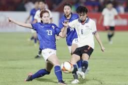 Bóng đá - Video bóng đá ĐT nữ Campuchia - nữ Thái Lan: Vùi dập 3 bàn, né được Việt Nam (SEA Games)