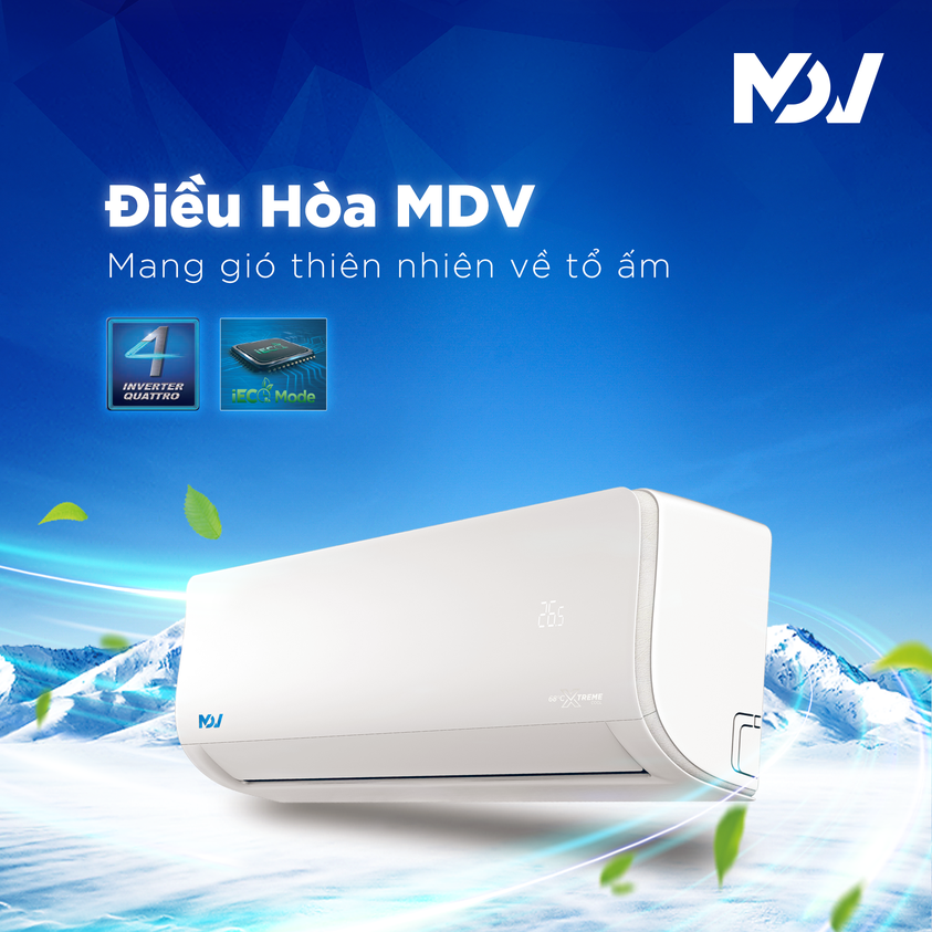 MDV - Điều hòa không khí thế hệ mới cho cuộc sống trong lành và ít carbon hơn - 1