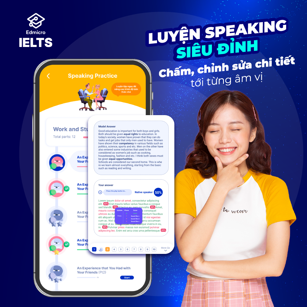 Edmicro IELTS: Tự học IELTS cùng AI, chấm chữa chi tiết, dễ dàng đạt điểm cao - 4