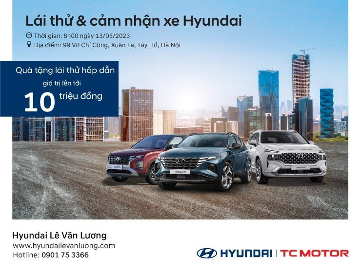Ra mắt showroom mới và lái thử xe tại Hyundai Lê Văn Lương - 1