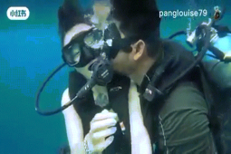 Phi thường - kỳ quặc - Nữ du khách đang lặn biển thì bị người hướng dẫn quay sang quấy rối