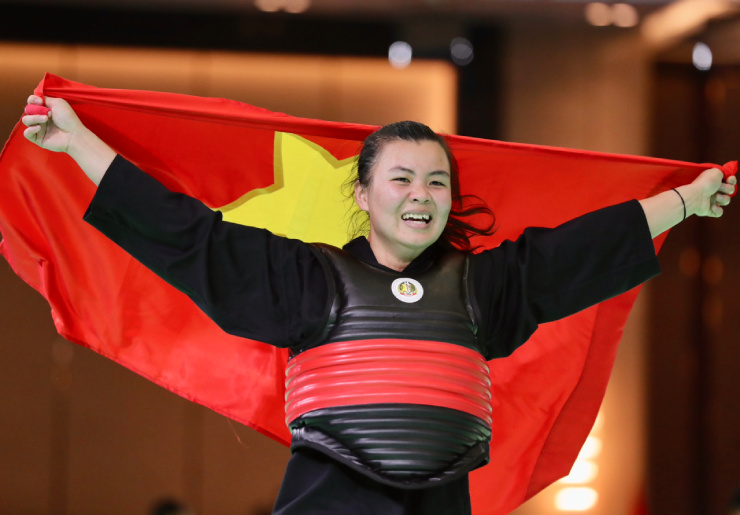 Thu Nghĩa giành HCV thứ 3 cho Pencak Silat Việt Nam tại SEA Games 32