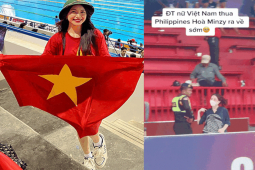 Đời sống Showbiz - Hòa Minzy cổ vũ SEA Games, lên tiếng việc "xem bóng đá bỏ về nửa chừng"