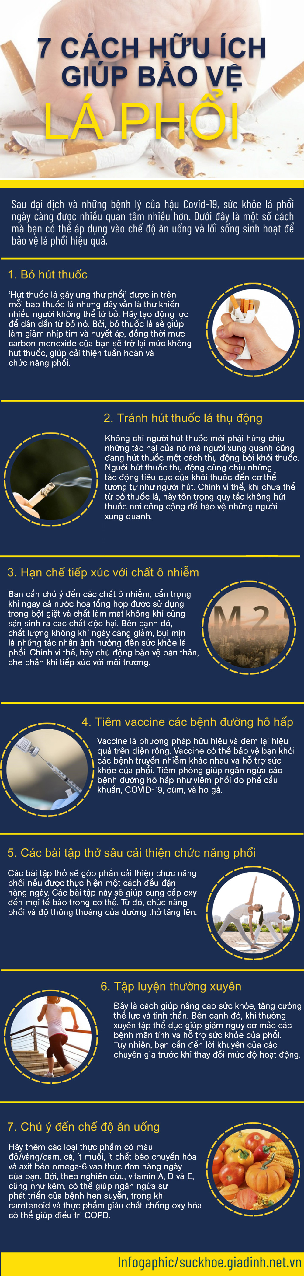 7 cách giúp bảo vệ lá phổi luôn khỏe mạnh - 1