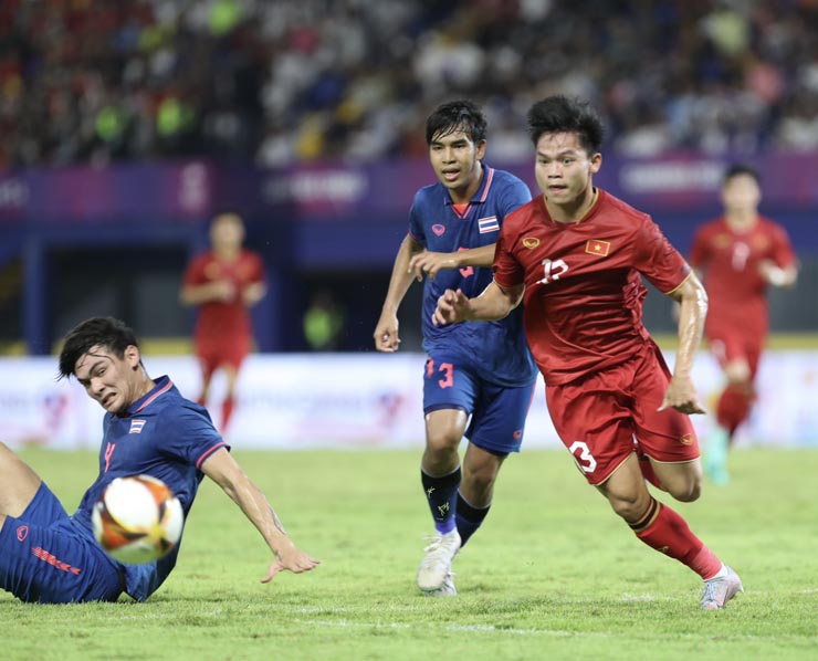 Trực tiếp bóng đá U22 Việt Nam - U22 Thái Lan: Tấn công không ngừng nghỉ (SEA Games 32) - 6