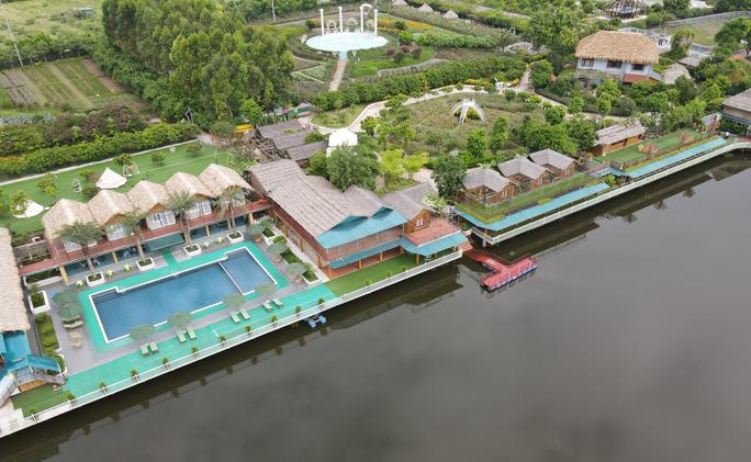 Dự án Vườn sinh thái Phúc Thọ Hoa Bay "biến tướng" so với mục đích ban đầu được phê duyệt. Ảnh: Trọng Trinh