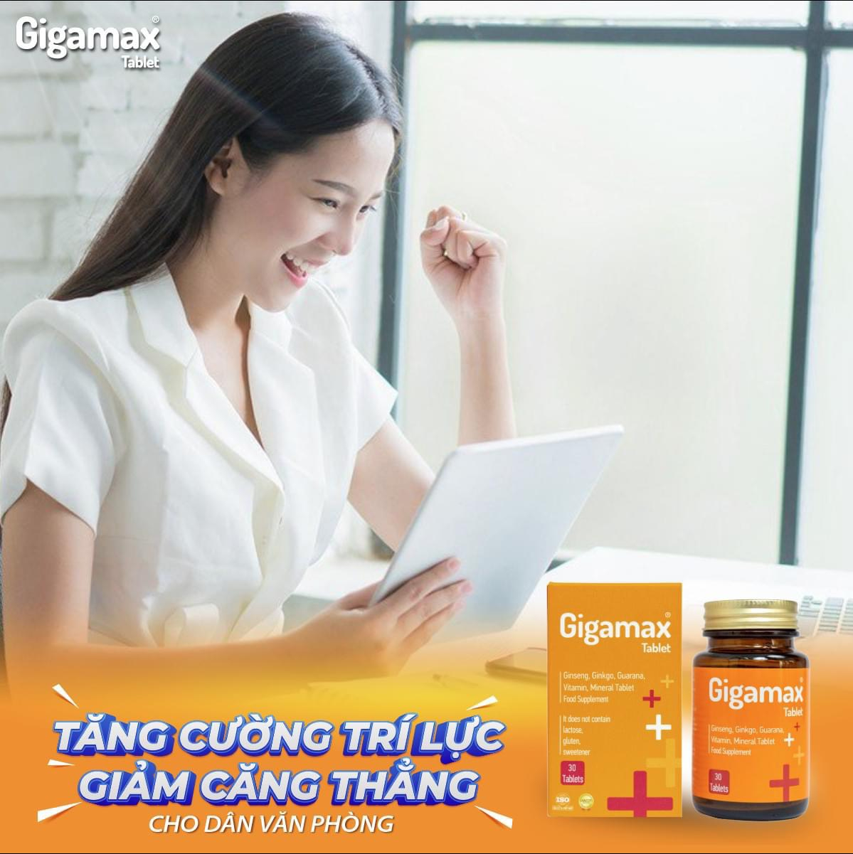 Gigamax phù hợp với những người làm việc cường độ cao, học sinh, sinh viên
