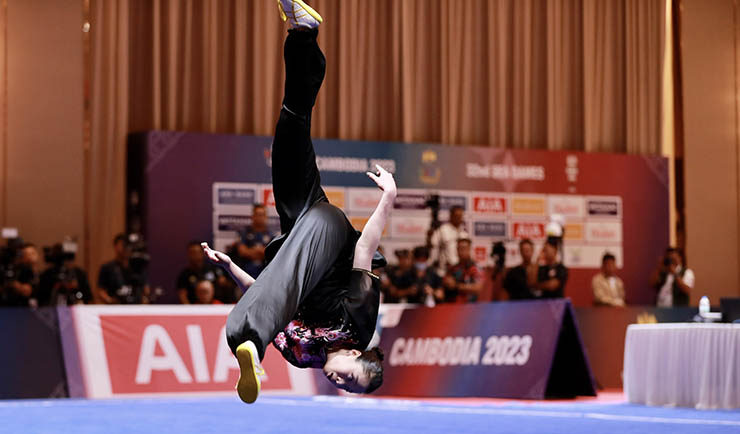 Trực tiếp SEA Games đoàn Việt Nam ngày 12/5: Wushu có HCB - 5