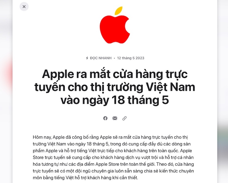 TGDĐ và FPT Shop nói gì khi Apple sắp bán online iPhone tại Việt Nam? - 1