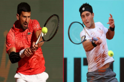 Video tennis Djokovic - Etcheverry: Tie-break nghẹt thở, hẹn gặp ”tiểu Federer” (Rome Open)