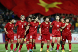 Ngây ngất ĐT nữ Việt Nam 8 lần vô địch SEA Games: ”Những cô gái vàng” ăn mừng