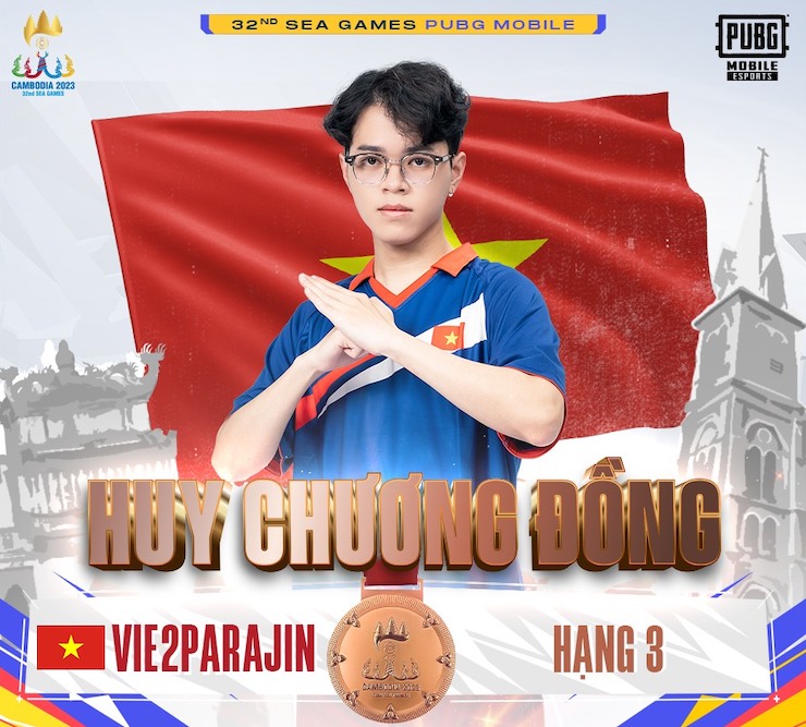 Game thủ Việt giành HCĐ nội dung cá nhân PUBG Mobile tại SEA Games 32.