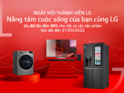 LG tung cơn lốc ưu đãi thành viên lên đến 48% tưới mát mùa hè nóng kỷ lục
