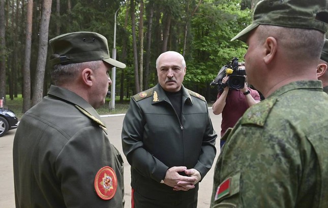 Tổng thống Belarus Alexander Lukashenko. (Ảnh: AP)