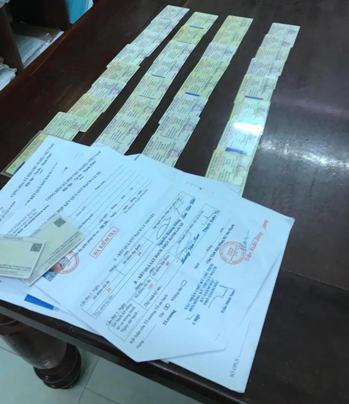 Số Giấy phép lái xe mô tô hạng A1 nghi vấn không do Cơ quan có thẩm quyền cấp.