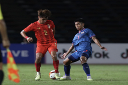Video bóng đá U22 Thái Lan - U22 Myanmar: Đẳng cấp vượt trội, chiến thắng ”3 sao” (SEA Games)