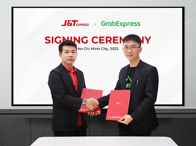 J&amp;T Express và GrabExpress ký kết hợp tác triển khai dịch vụ giao hàng toàn quốc