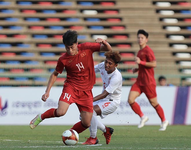 Trực tiếp bóng đá U22 Việt Nam - U22 Myanmar: Hồ Văn Cường lỡ hat-trick (SEA Games) (Hết giờ) - 6