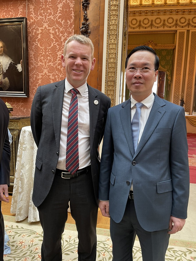 Chủ tịch nước Võ Văn Thưởng gặp Thủ tướng New Zealand Chris Hipkins